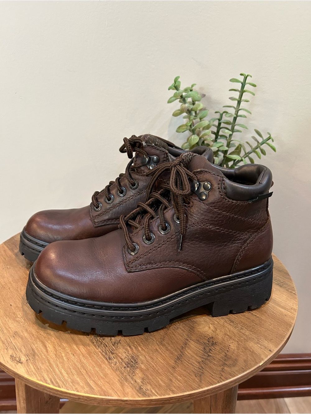 Vintage Eastland Louisville 4300 Leather Boots Brown 7.5M Y2K